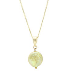 COLLAR PERLA LUNETA AMARILLA