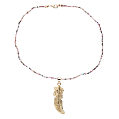COLLAR PLUMA