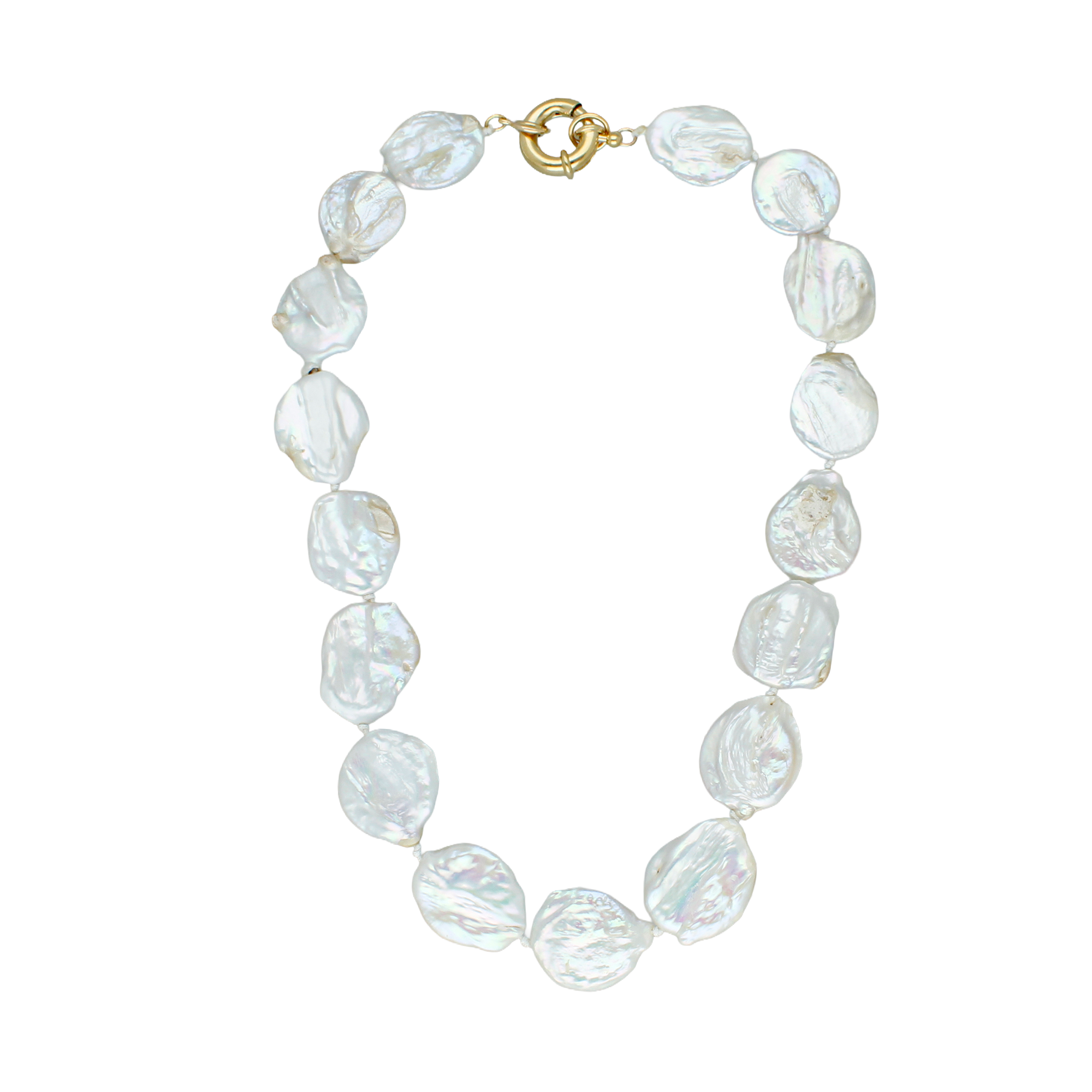COLLAR PERLA LUNETA BARROCA
