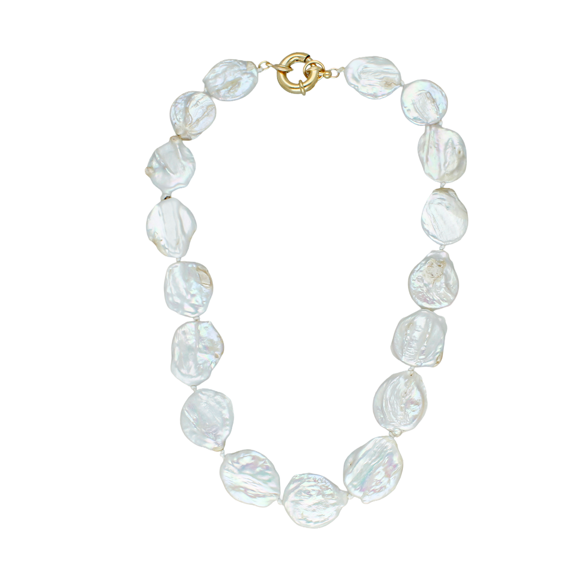 COLLAR PERLA LUNETA BARROCA