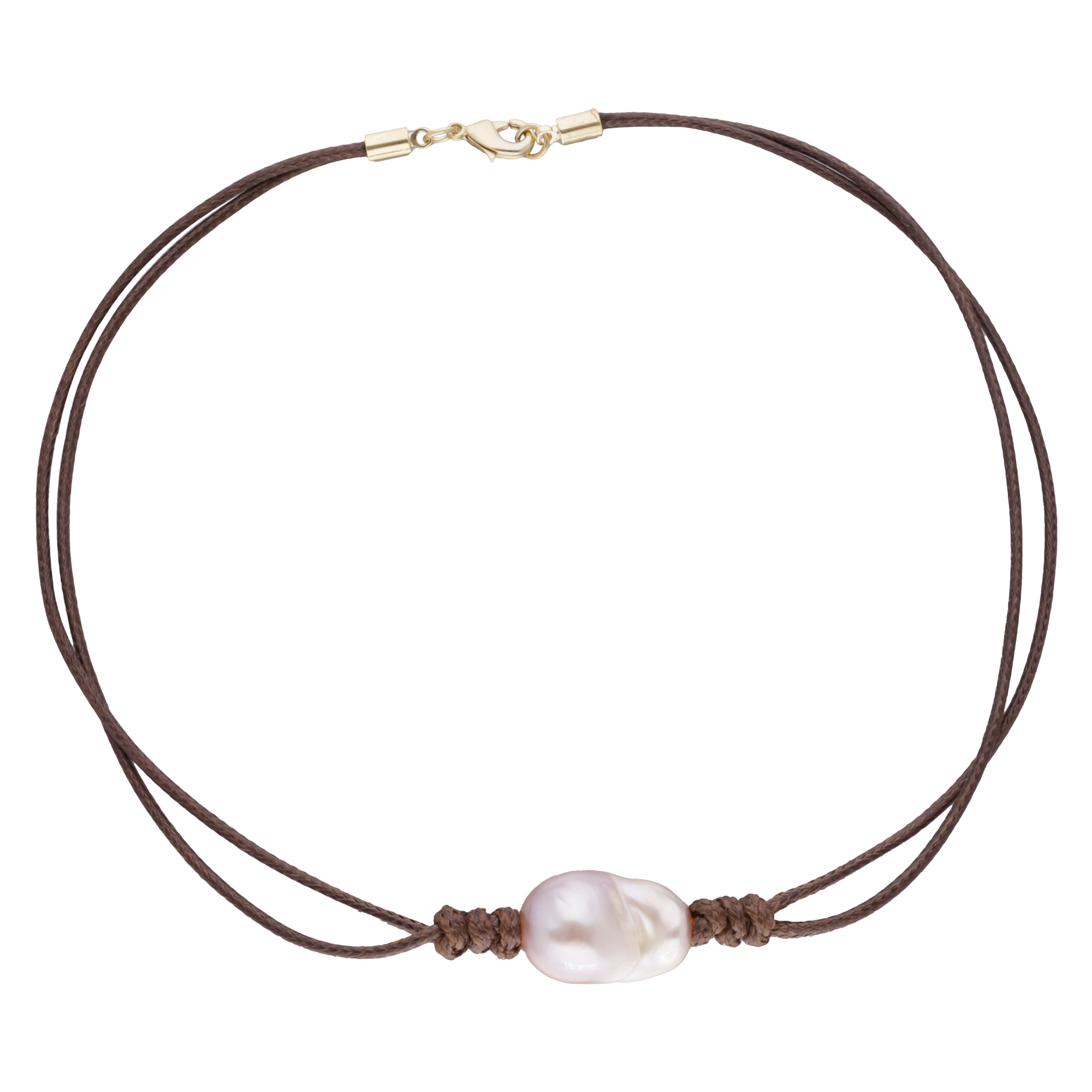 CHOKER PERLA ROSADA
