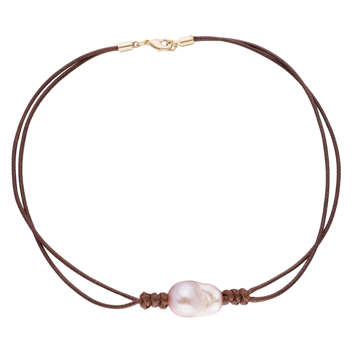 CHOKER PERLA ROSADA