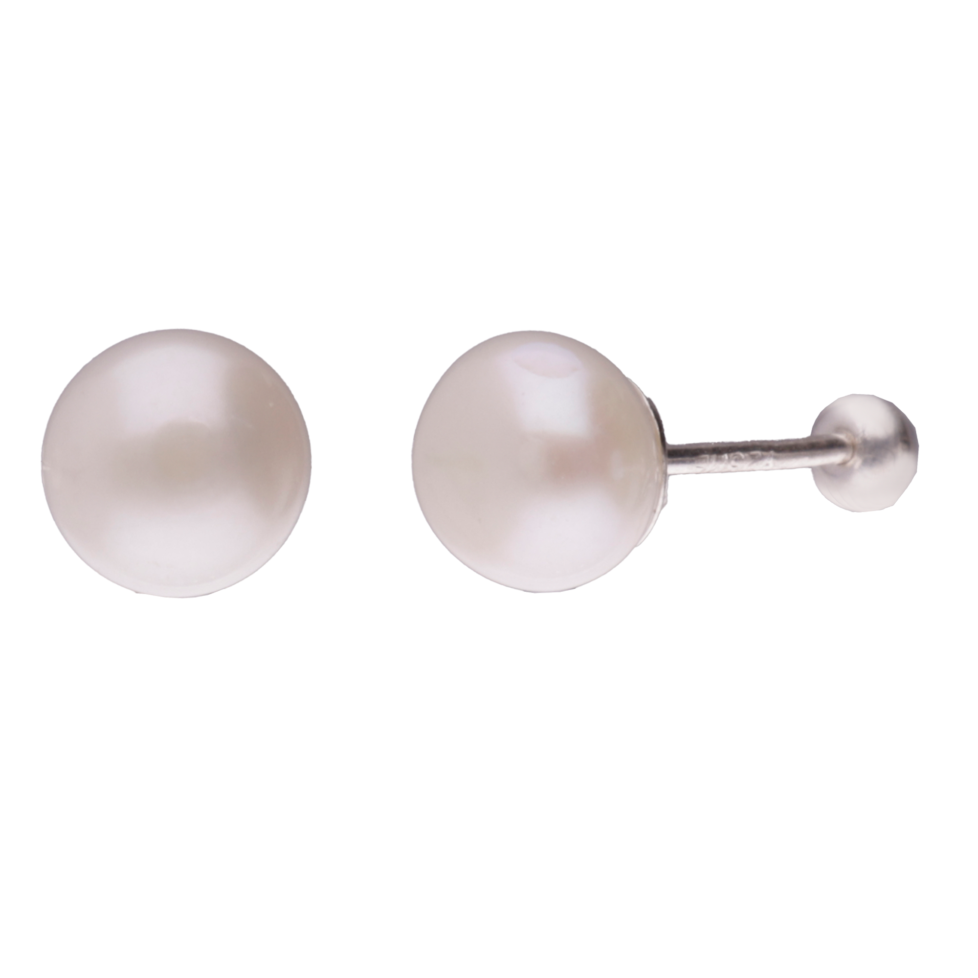 BROQUEL DE PLATA .925 #6 BOLITA