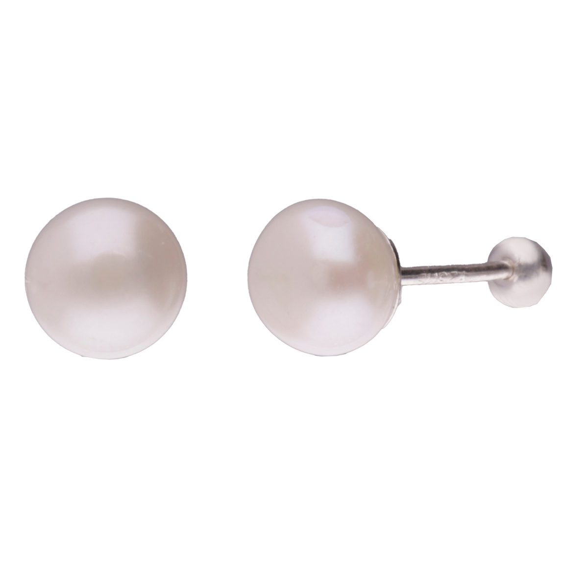 BROQUEL DE PLATA .925 #6 BOLITA